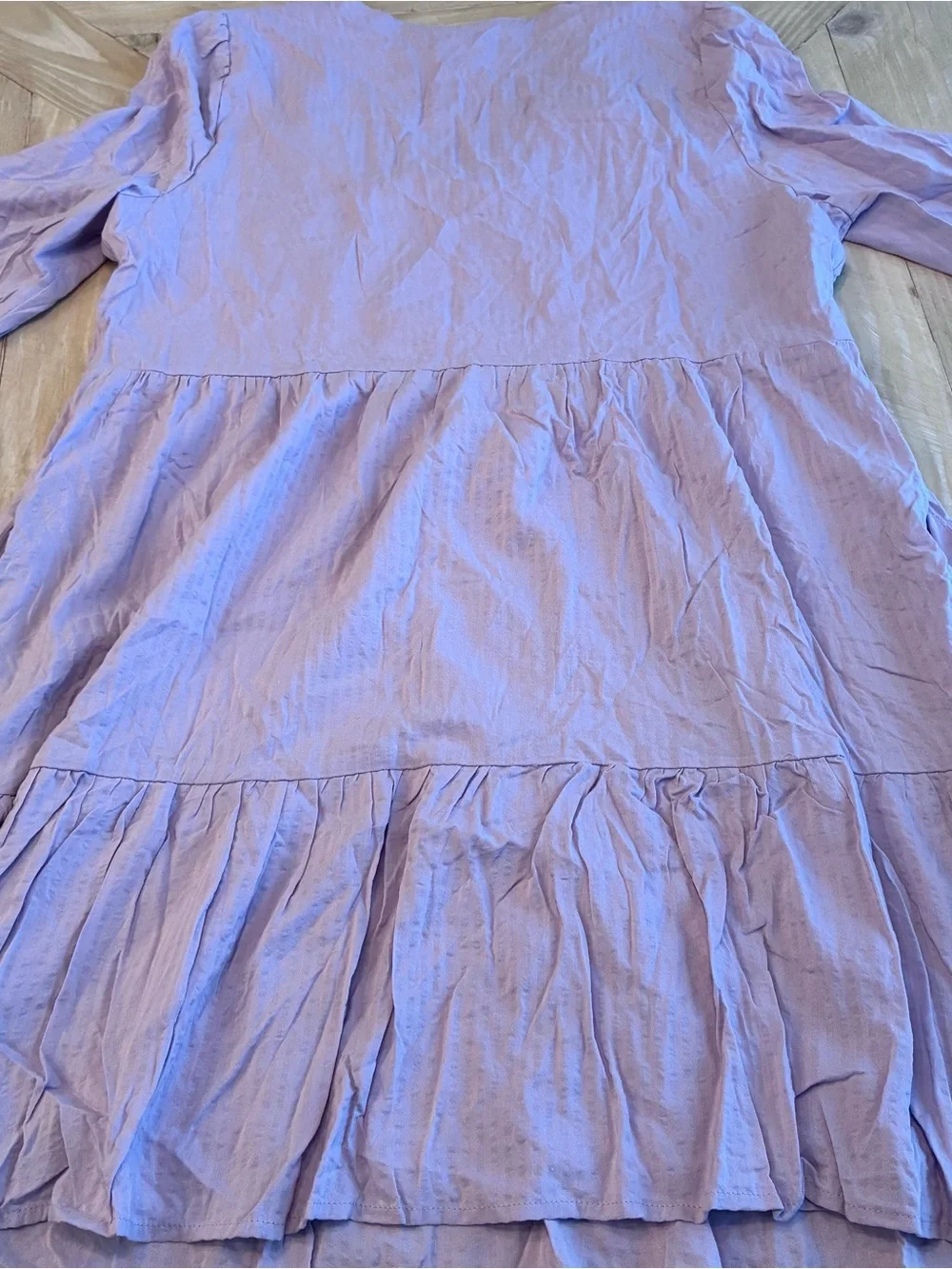 Market & Spruce Lavender Tiered Cotton Dress